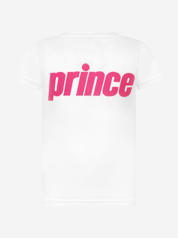 Introducing the Prince Girls Mark Short Sleeve T-Shirt - a high-end fashion statement from the prestigious Prince line. Its key features are as follows:  Exquisite Design: The   colour palette exudes sophistication and elegance, making it perfect for any occassion.Optimal Comfort: Crafted from high-grade fabric, this t-shirt ensures superior comfort for your girl's everyday wear. Versatility: Its short sleeve design makes it suitable for both casual and formal outings. Add this unique Prince Girls Mark Short Sleeve T-Shirt to your little girl's wardrobe today for an elevated fashion experience. Awaken a sense of style in your little one now!