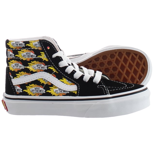 Vans flame discount low top