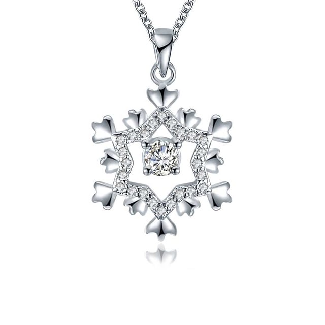 Snowflake necklace swarovski outlet