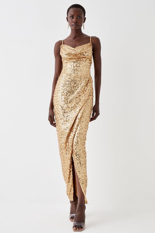 Flowing sequin dress shop