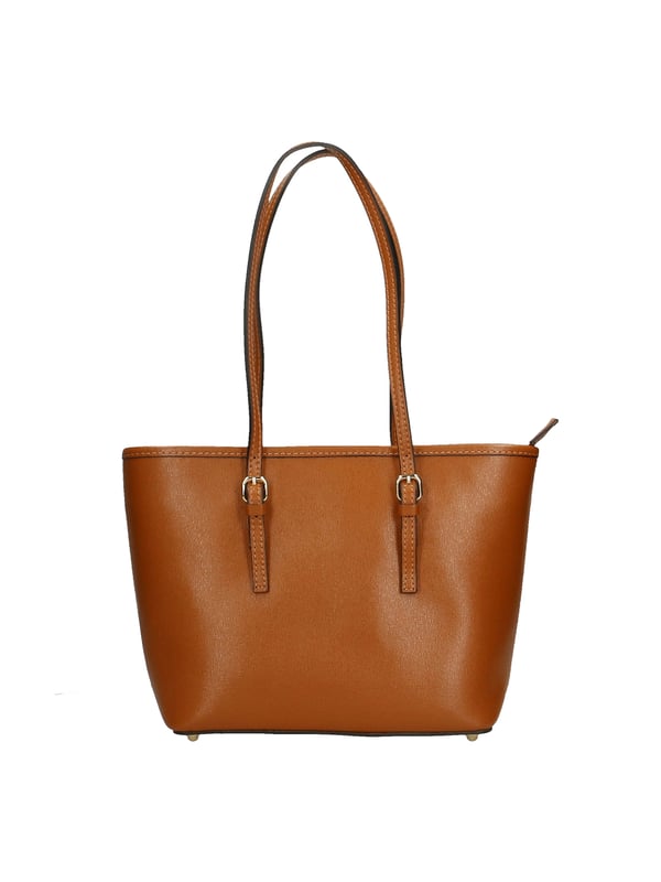 Bolso bandolera para mujer en piel genuina saffiano. Producto artesanal italiano. Hecho en Italia