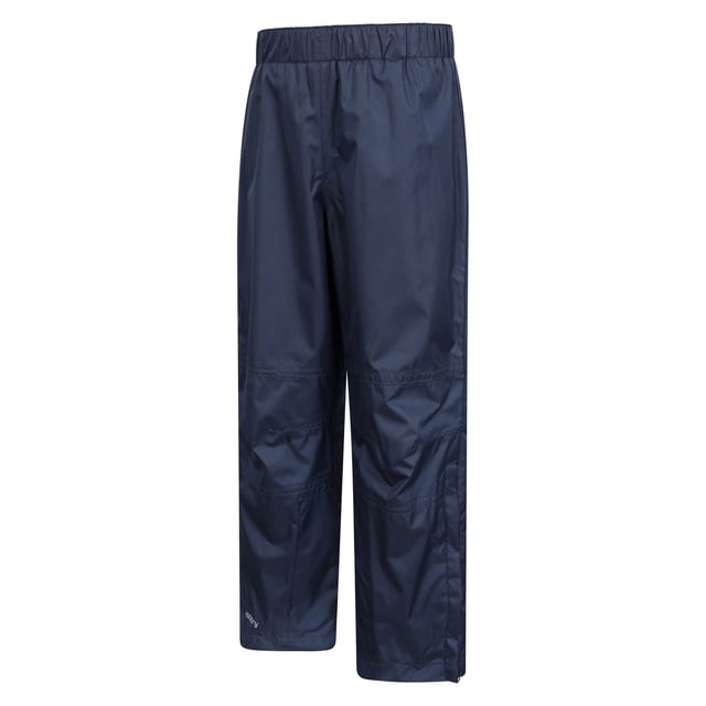 100% Polyester. Lining: Mesh. Fabric: Ripstop. Design: Logo, Text. Fabric Technology: Waterproof. Half Leg Zip, Taped Seams. Waistline: Elasticated. Waterproof Rating: 1500mm.