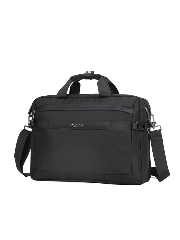 Bolso unisex. El cierre es con cremallera. Los bolsillos internos son bolsillos multifuncionales. Los bolsillos externos son dos delanteros con cremallera y uno trasero con cremallera. La bandolera es ajustable y extraíble en tejido. El asa es de tela. Hay tres compartimentos internos. El material exterior es poliéster. Internamente está forrado en poliéster. Medidas: 40,5x10x29 cm. Producto de moda