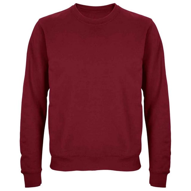 Material: 80% Cotton, 20% Recycled Polyester. Fabric: Brushed Back Fleece. 280gsm. Design: Plain. Drop Shoulder, Taped Neck, Tearaway Label. Hem: Ribbed. Neckline: Crew Neck, Ribbed. Sleeve-Type: Long-Sleeved. Cuff: Ribbed. Fastening: Pull Over. Conforms to Safety Standard: REACH. Sustainability: Amfori, BSCI, Fair Wear Approved, Made from Recycled Materials, OEKOTEX, PETA-Approved Vegan.