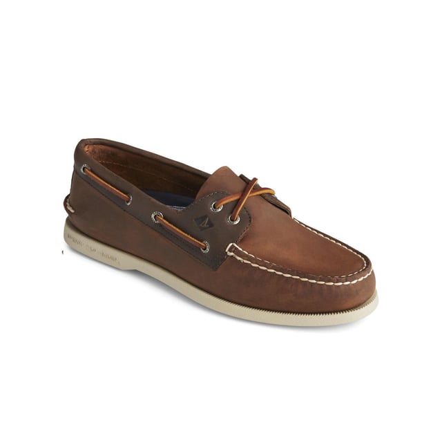 Sperry Men s Authentic Original 2 Eye Brown Leather Boat Shoe