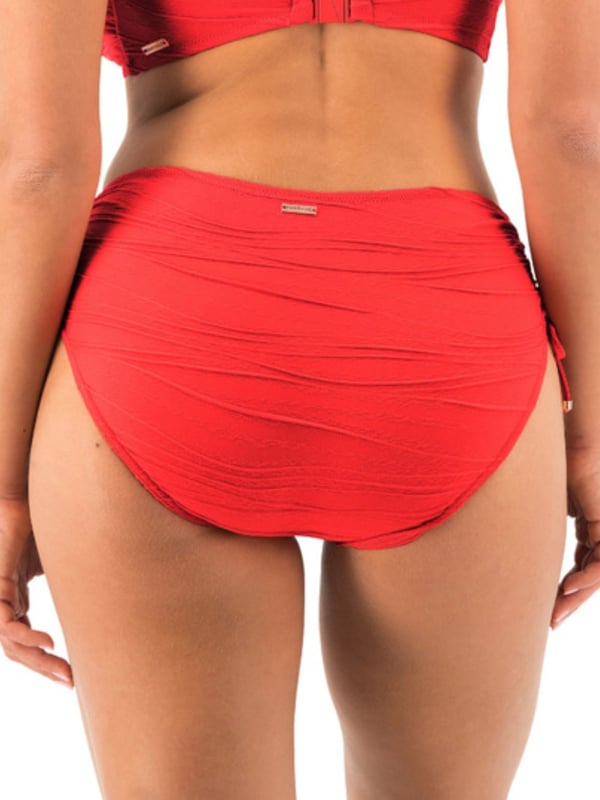 Fantasie Beach Waves Adjustable Leg Bikini Shorts. Offering full rear coverage and adjustable tie sides. The product is recommended for gentle wash only.