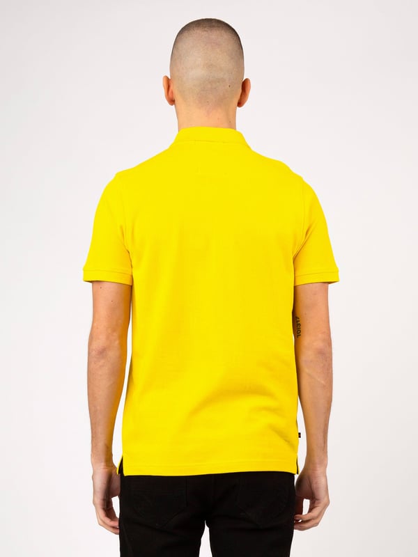 Complete your everyday look with this polo top from LUKE. Crafted from a luxury cotton pique, it's cut to a relaxed fit with a three button placket and features a soft rib collar and cuff. It is complete with the brand's iconic lion head embroidery on the left