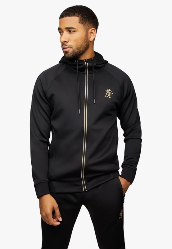 Gym king black poly tracksuit sales