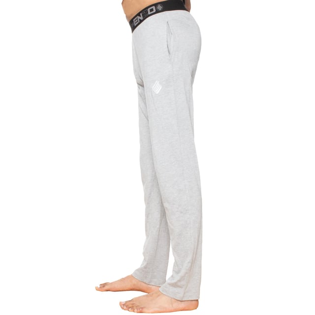 These Regular fit EZLP585 Lounge pants feature 2 side pockets with elasticated waist for comfort, cotton blend for superior comfort, minimal design for classy look.