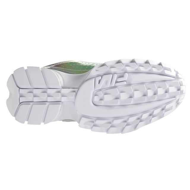 Fila disruptor m low silver sale