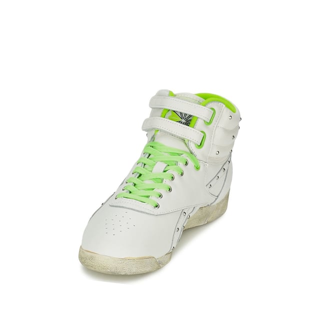 Reebok freestyle hi womens green deals