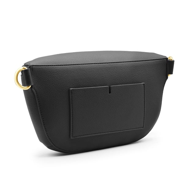 Cross-body bag - Inside pocket - Inside fabric lining - Supplied with 2 adjustable shoulder straps - 1 thin leather strap, 1 wide nylon strap with ATELIERS SAINT GERMAIN logo. - Outside credit card pocket - Logo ATELIERS SAINT GERMAIN - Zipped closure - Grained leather finish