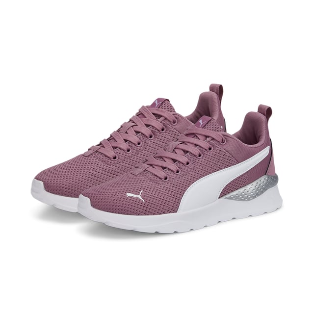 PRODUCT STORY Deconstructed and refined, the Anzarun Lite Trainers ensure a clean look that's perfect for every occasion. Featuring a breathable mesh upper, a cushy EVA midsole and true heritage PUMA branding throughout, this trainer is comfort and style combined. FEATURES & BENEFITS : SoftFoam+: PUMA’s comfort sockliner for instant step-in and long-lasting comfort that provides soft cushioning every step of your day PU midsole: PUMA’s Polyurethane midsole assists a smooth foot stride for comfortable wear and a futuristic look DETAILS : Low boot Mesh-based textile upper EVA midsole for comfort Non-marking rubber outsole for grip PUMA Wordmark on tongue PUMA Formstrip at lateral side PUMA Youth style: recommended for older kids between 8 and 16 years