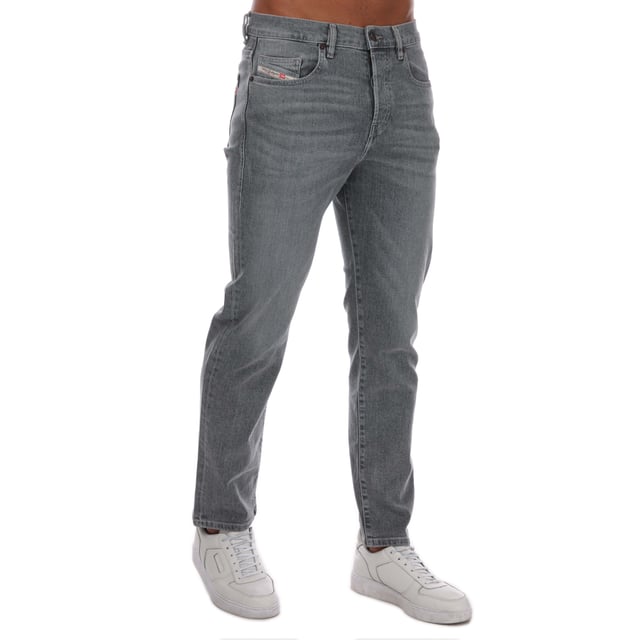 Men s Diesel 2020 D VIKER Straight Jeans in Grey