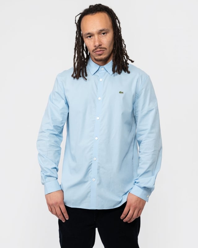 Lacoste men's top linen pocket shirt