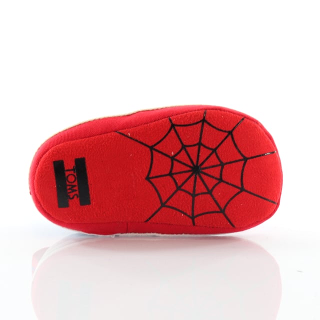 Toms x Marvel Spiderman Face Print Tiny Lima Lima Slip On Shoes 10015433