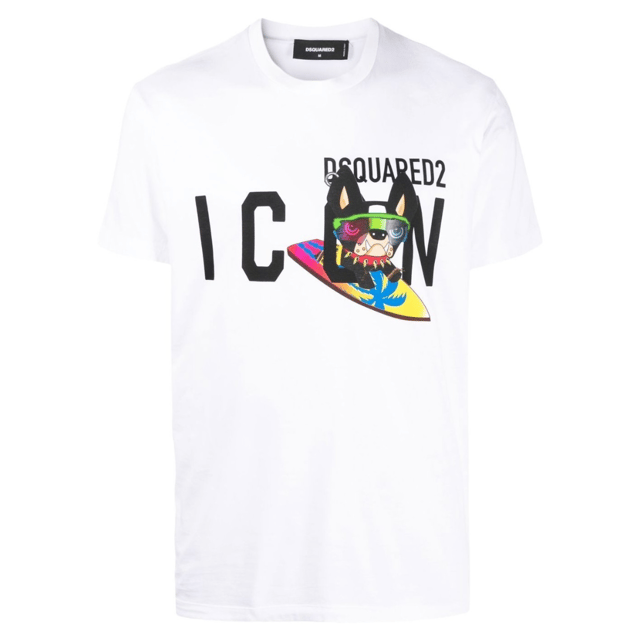 Dsquared white icon sweatshirt discount