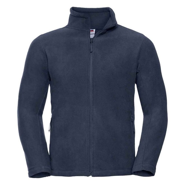 Material: 100% Polyester. Fabric: Anti Pill, Dense Compact Pile Fleece. Design: Plain. 320gsm. Fabric Technology: Wind Resistant. Neckline: Cadet Collar, High-Neck. Cuff: Hemmed. Sleeve-Type: Long-Sleeved. Side Panels, Unlined. Fit: Modern. Pockets: 2 Front Pockets, Zip, Mesh Lined. Fastening: Full Zip. Hem: Adjustable, Drawcord. Sustainability: Amfori, Better Cotton Initiative, BSCI, Fair Labor Association, Oeko-Tex Standard 100 Certified.