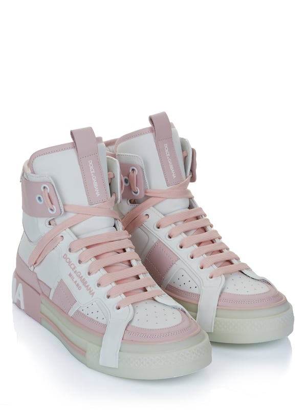 100% Kalbsleder; Dolce & Gabbana Schuh; Modell: CK1870 AY011 30; Hochwertige Verarbeitung; 100% Kalbsleder; High Top; Rutschfeste Gummisohle; Runde Kappe; Klassische Schnürung; Dolce & Gabbana Logo Details