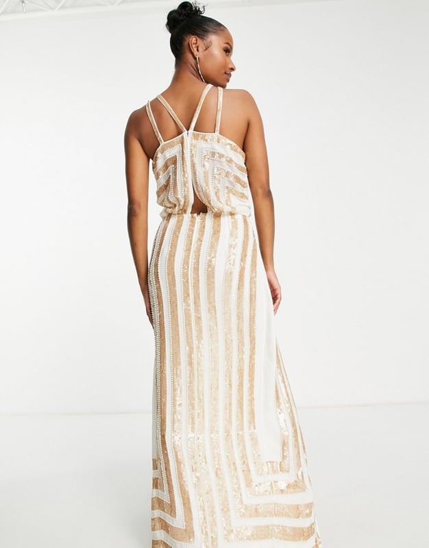 Mini dress with maxi overlay deals