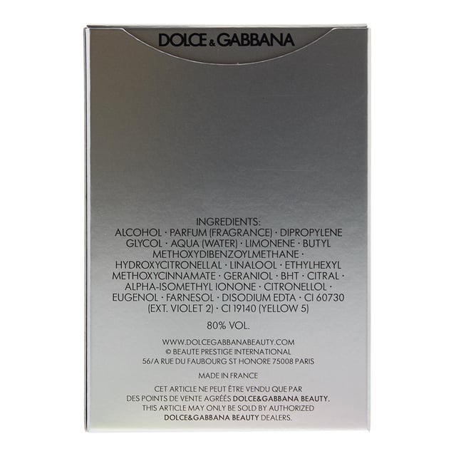 Dolce gabbana grey 30ml hot sale