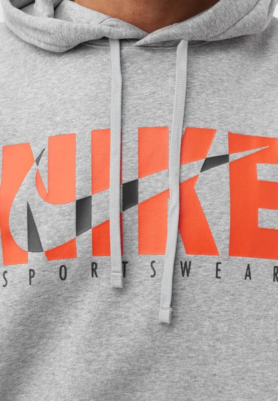 Gray and orange nike tracksuit sale