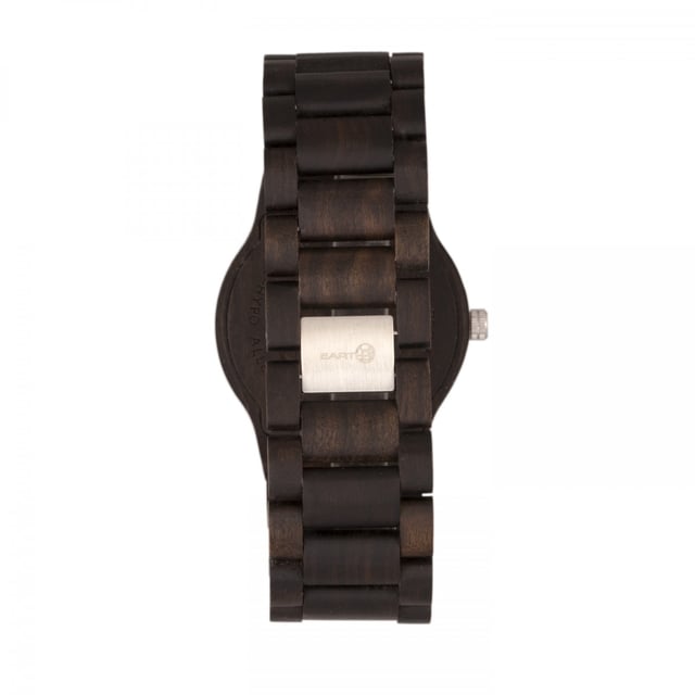 Eco-Friendly Sustainable Wood Case; Quality Japanese Quartz Movement; Non-Glare Scratch-Resistant Mineral Crystal; Logo-Engraved Wood Caseback; Eco-Friendly Sustainable Wood Bracelet; Logo-Engraved Stainless Steel Push-Button Deployment Clasp; Luminous Hands; Luminous Markers; Day Sub-Dial; Date Sub-Dial; 24-Hour Sub-Dial; 45mm Diameter; Splash Resistant; Due to Seasons and Aging of Wood  colors may be darker or lighter than pictured.;