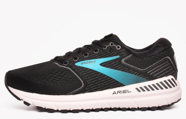 Designed to elevate your running experience whilst cushioing your run with a DNA cushioned midsole, easier flow from landing to toe-off and a smoother ride overall, these Ariel 20 are a firm favourite amongst runners. 
 Constructed with a knitted textile sock like fit upper, these running shoes provide unparalleled performance and support with enhanced breathability and secure lace up closure for you to be able to fully concentrate on your run ahead and achieve your goals.
 Completed with a padded tongue, heel and ankle collar and a durable grip rubber outsole delivering support and cushioning wherever your run takes you. 
 - Textile mesh / synthetic upper
 - Secure lace up fit
 - DNA midsole cushioning
 - Padded tongue, heel and ankle collar
 - Durable grip rubber outsole 
 - Heel support for a secure locked in fit
 - Guiderails for a stable ride
 - Brooks branding throughout