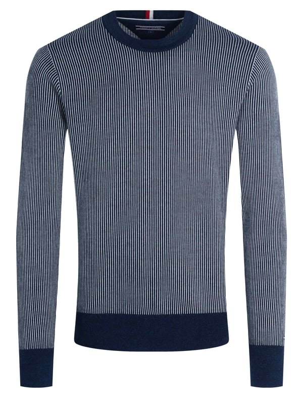 100% algodón; suéter de Tommy Hilfiger; Modelo: MW0MW05074 412; Mano de obra de alta calidad; Algodón suave; escote redondo; manga larga; Detalles del logo de Tommy Hilfiger