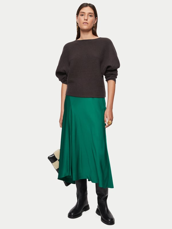 Jigsaw ribbed store cashmere jumper