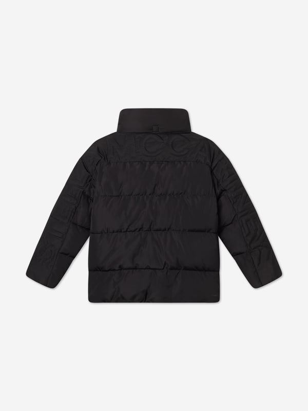 Introducing the Stella McCartney Kids Branded Puffer Jacket in Black, a quintessential piece for your child's AW2024 wardrobe. Meticulously crafted to elevate both style and warmth, this unisex jacket is perfect for both boys and girls.¬†‚ Eco-Conscious Fabric: Created with sustainability in mind, ensuring a lesser impact on our planet.¬†‚ Sleek Monochrome Design: Timelessly stylish, complementing any ensemble effortlessly.¬†‚ Optimal Warmth: Engineered for Cosiness even during the chilliest days.Revitalise your child's wardrobe with this luxuriously understated essential. Secure yours today!