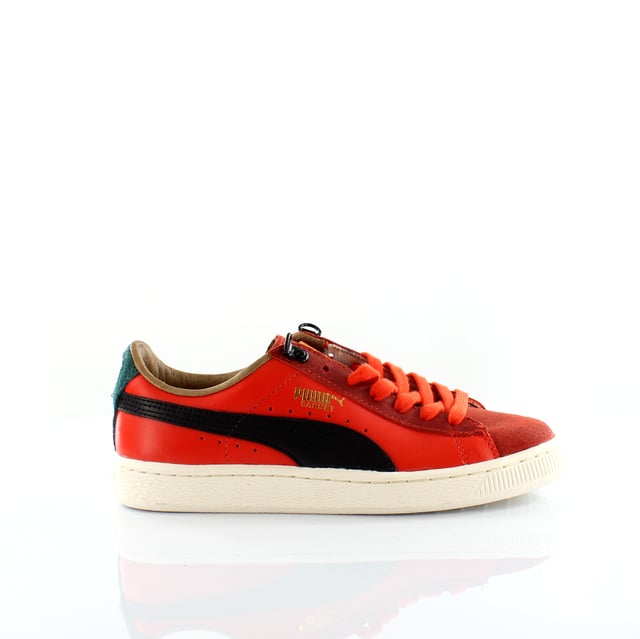 Puma basket red leather online
