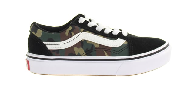 Vans best sale black plimsolls