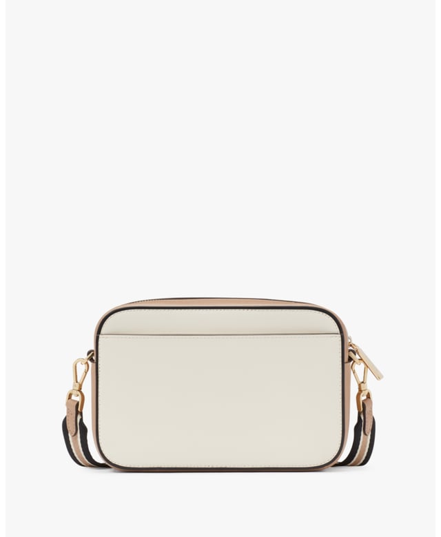 Oh Snap Colorblock Saffiano Leather Mini Camera Bag, Embossed With Spade Logo, Slip Pocket, Back Slip Pocket,  Length: 5.50 Cm,  Width: 12.50 Cm,  Height: 19.00 Cm