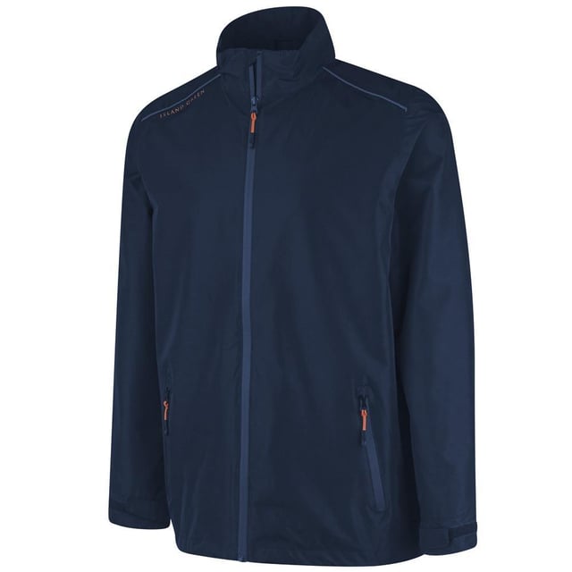 100% Polyester. Lining: Breathable, Mesh. Design: Logo, Plain. Fabric Technology: Ultra-Lightweight, Waterproof, Windproof. Cuff: Hook And Loop Strap, Inner Storm. Sleeve-Type: Long-Sleeved. Neckline: Standing Collar. Taped Seams. Pockets: 2 Side Pockets, Zip. Fastening: Full Zip. Hem: Adjustable, Drawcord. M: 46 in. L: 48 in. XL: 50 in. XXL: 52 in.