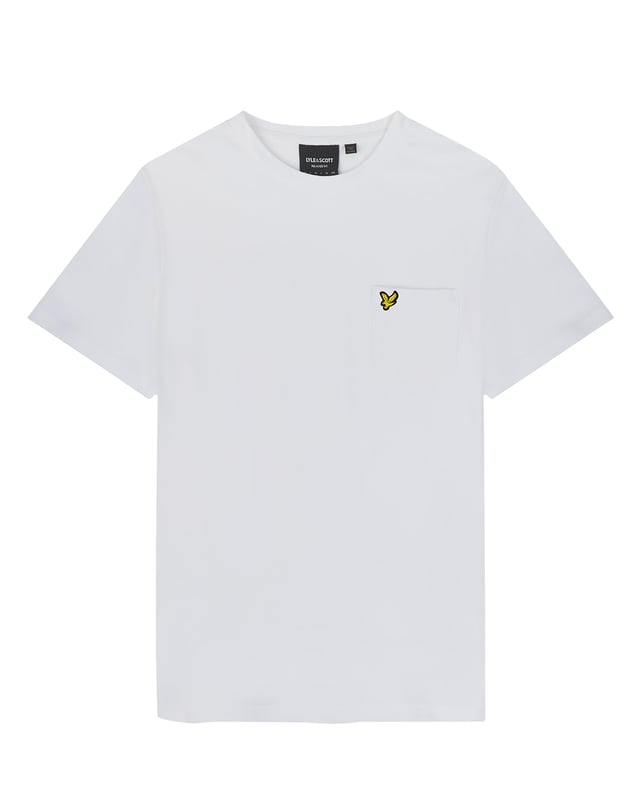 A relaxed fit block,the Lyle & Scott Plain Pique Pocket T-Shirt uses the same cotton fabric as our polo shirts for a smart, textured finish.- White- 97% cotton, 3% polyester- Ribbed collar- Relaxed cuffs and hem- Pointed chest pocket- In-set sleeves- 200gsm pique fabric