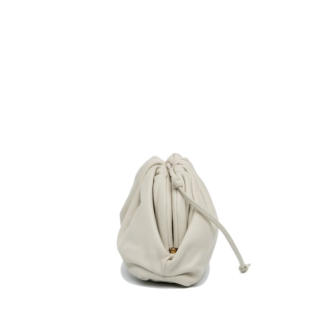 Bottega mini pouch white cheap