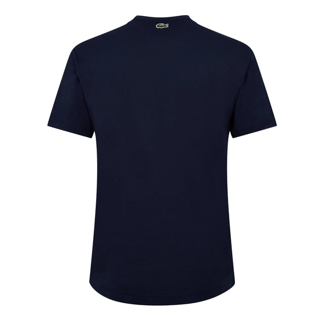 Mens Lacoste Monogram Print Regular Fit Cotton T-shirt - Heavy cotton jersey with a fabulous drape - Regular fit  straight cut - Classic embroidered crocodile on breast - Ref: TH1415-166