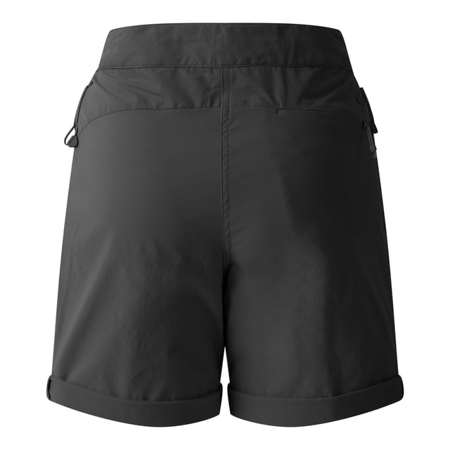 Material: Elastane, Nylon. Fabric: Stretch. Design: Plain. Pockets: 2 Side Pockets, 1 Thigh Pocket, Zip. Fastening: Button, Zip Fly. Fabric Technology: Durable Water Repellent Finish, PFC Free, PFOA Free, PFOS Free. Hem: Concealed Press Studs. Sustainability: Made from Recycled Materials. Sun Rating: UPF 50+.