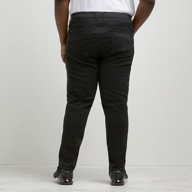 River Island Mens Jeans Denim Big & Tall Black