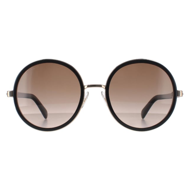 Jimmy Choo Round Womens Gold Black Brown Gradient ANDIE/S