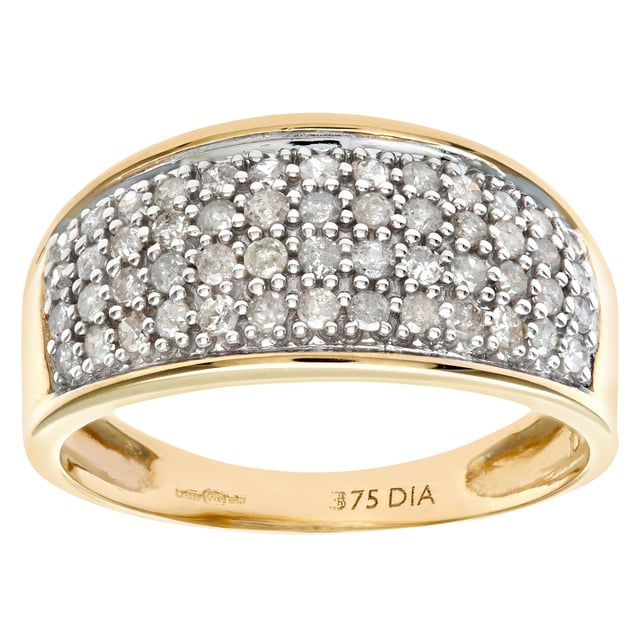 Oro blanco de 9 quilates (375): 2,8 g; # Diamante: 0,5 ct