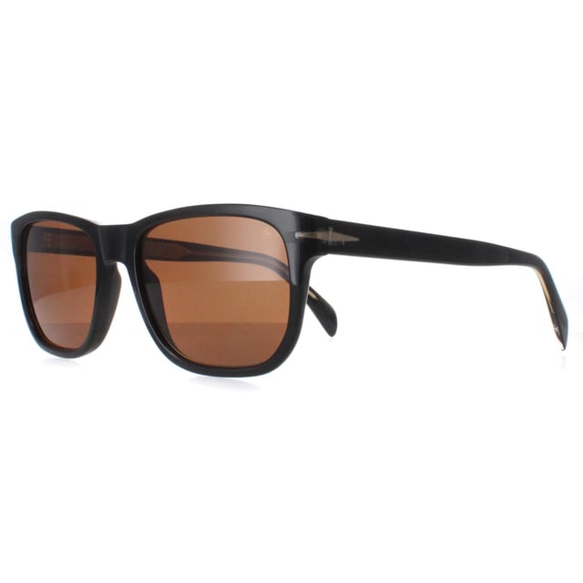 David Beckham Rectangle Mens Black Brown DB1045/S  Sunglasses are a fusion of unparalleled sophistication and modern edge. Designed to reflect Beckham's iconic style, these sunglasses feature a bold frame that exudes confidence and charisma. The sleek lines and subtle branding create a refined aesthetic, while the lenses provide optimal protection against harsh rays while maintaining impeccable clarity. Whether you're on a bustling city street or soaking up the sun on a tropical getaway, these unglasses are the perfect accessory to elevate your look and command attention with every wear.