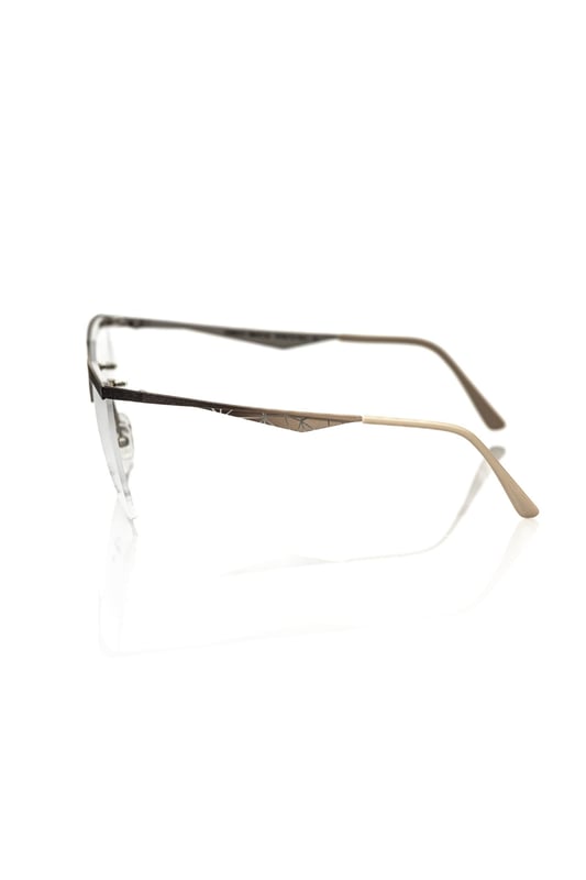 Frankie Morello Brown Metallic Fibre Women Frame