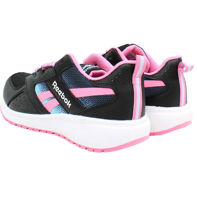 Brand new product in manufactured polybags 

Reebok Road Supreme Kids Black Trainers, designed to provide young athletes with the perfect blend of style, comfort, and performance. Crafted with the active lifestyle of children in mind, these trainers boast a sleek black design that effortlessly complements any outfit, whether it's for sports or casual wear. Here are some key features that make these trainers stand out:

 Durable Construction:  Built to withstand the rigors of active play, these trainers feature a durable construction that can endure the demands of daily wear and tear.

 Lightweight Design:  The lightweight design ensures that kids can move freely and comfortably without feeling weighed down, allowing for maximum agility and mobility during any activity.

 Cushioned Comfort:  Equipped with plush cushioning throughout the footbed and midsole, these trainers offer exceptional comfort and support with every step, reducing fatigue during extended wear.

 Secure Fit:  With a lace-up closure system, these trainers offer a secure and customizable fit, allowing kids to adjust the tightness to their preference for enhanced stability and support.