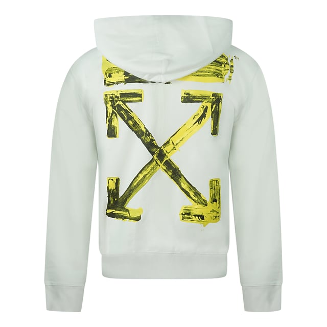 Off white new arrivals yellow gradient hoodie