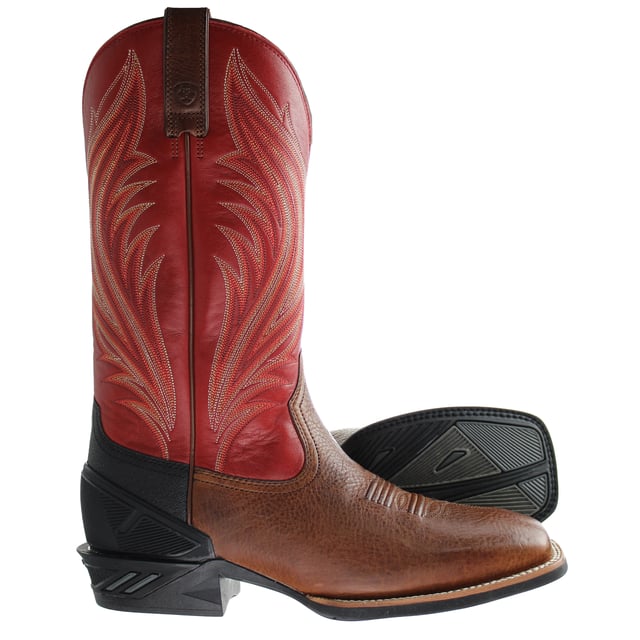 Ariat Catalyst Prime Western Mens Brown Red Boots