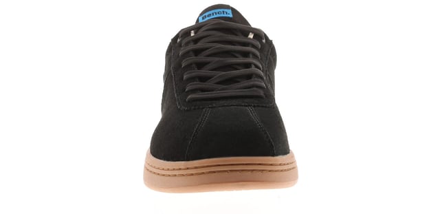 Bench Mens Trainers Fletcher Leather Black. Suede Upper. Pu Lining. Rubber Sole. Footwear Sneakers.