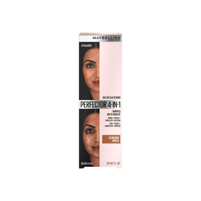 Instant Age Rewind Perfector 4-In-1 Whipped Matte Makeup combines the benefits of 4 products in 1 step: Blurs, conceals, mattifies and evens skin tone!