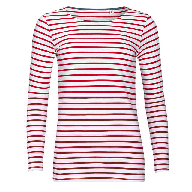 Nacken-Nahtband. Seitenschlitze. Doppelnähte. Etikett ohne Logo. Größe: XS - 32/34,  S: - 34/36, M - 36/38, L: 38/40, XL: 40/42, XXL: 42/44. 100% Baumwolle.